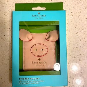 Kate Spade sticker pocket ( phone card holder)